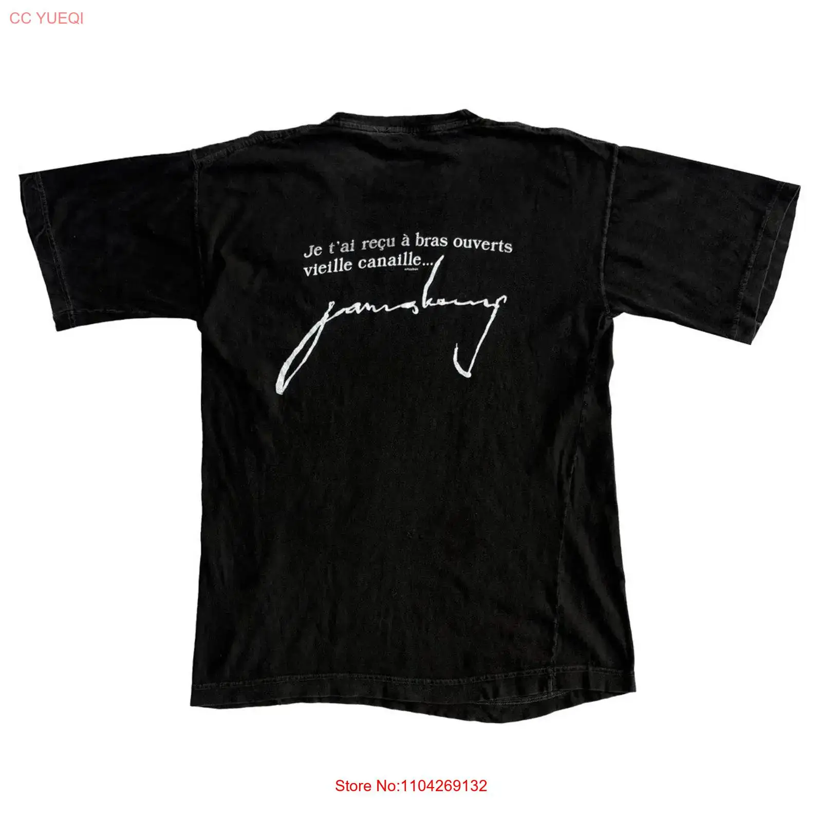 Vintage Fashion Jersey - Serge Gainsbourg 1990 90s Vintage Polygram