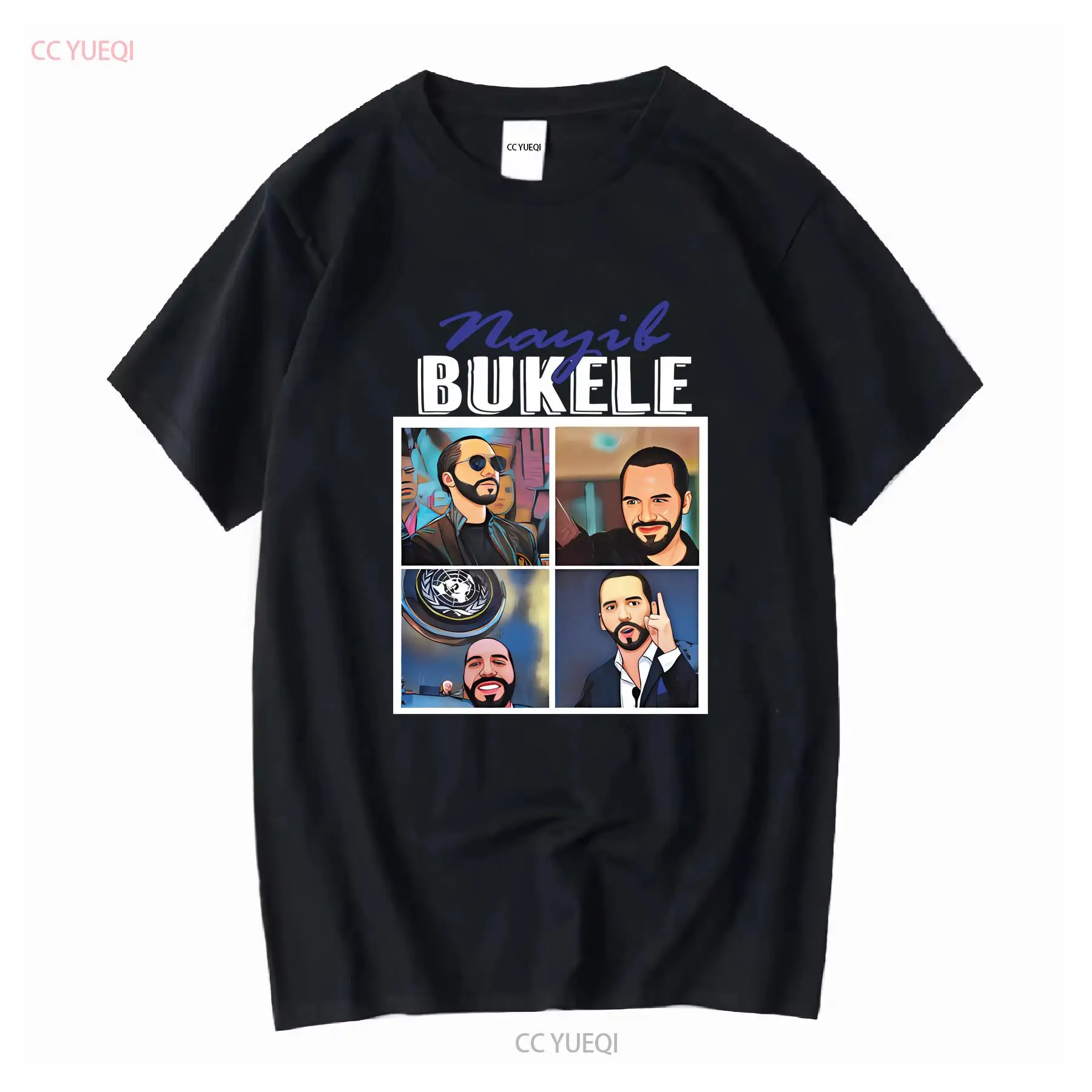 Vintage Fashion Jersey - Nayib Bukele T Shirt El Salvador