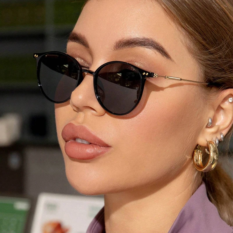 Vintage Fashion Glasses - New Round Vintage Sunglasses Women Retro