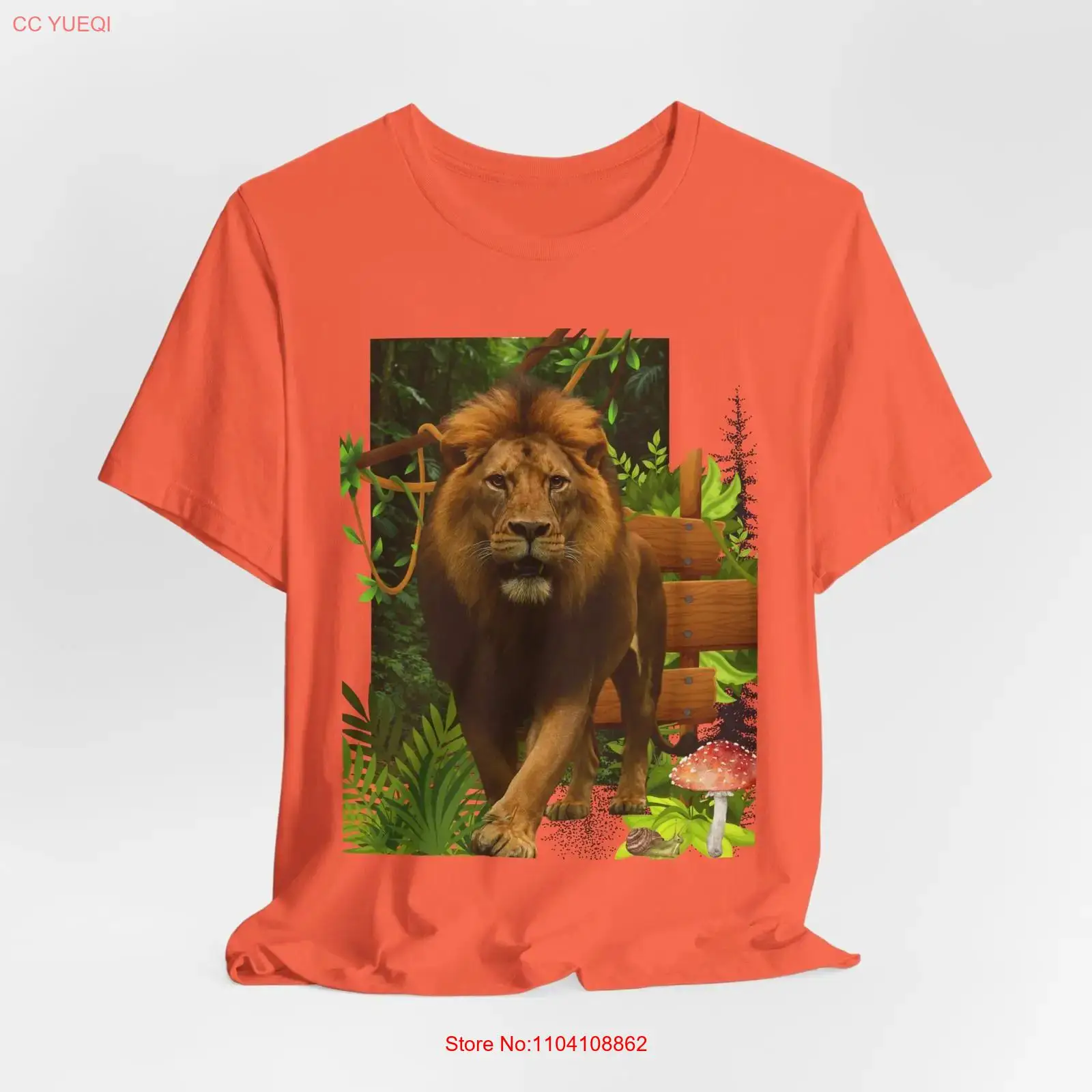 Vintage Vibes Fashion - Lion Vibes T Shirt Animal Lover