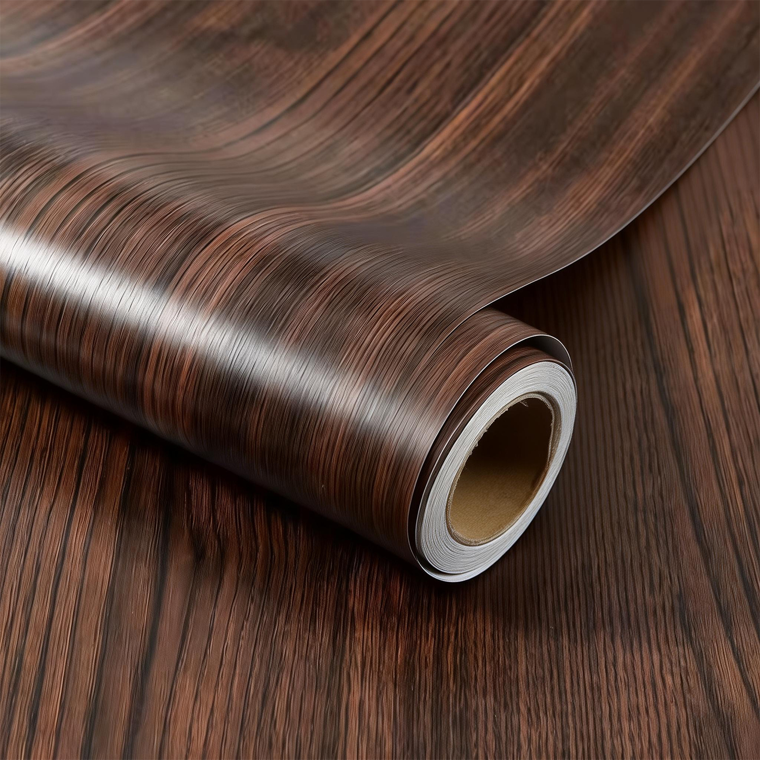 Vintage Fashion Wallpaper - 40CM Roll Material Wood Grain Self-adhesive