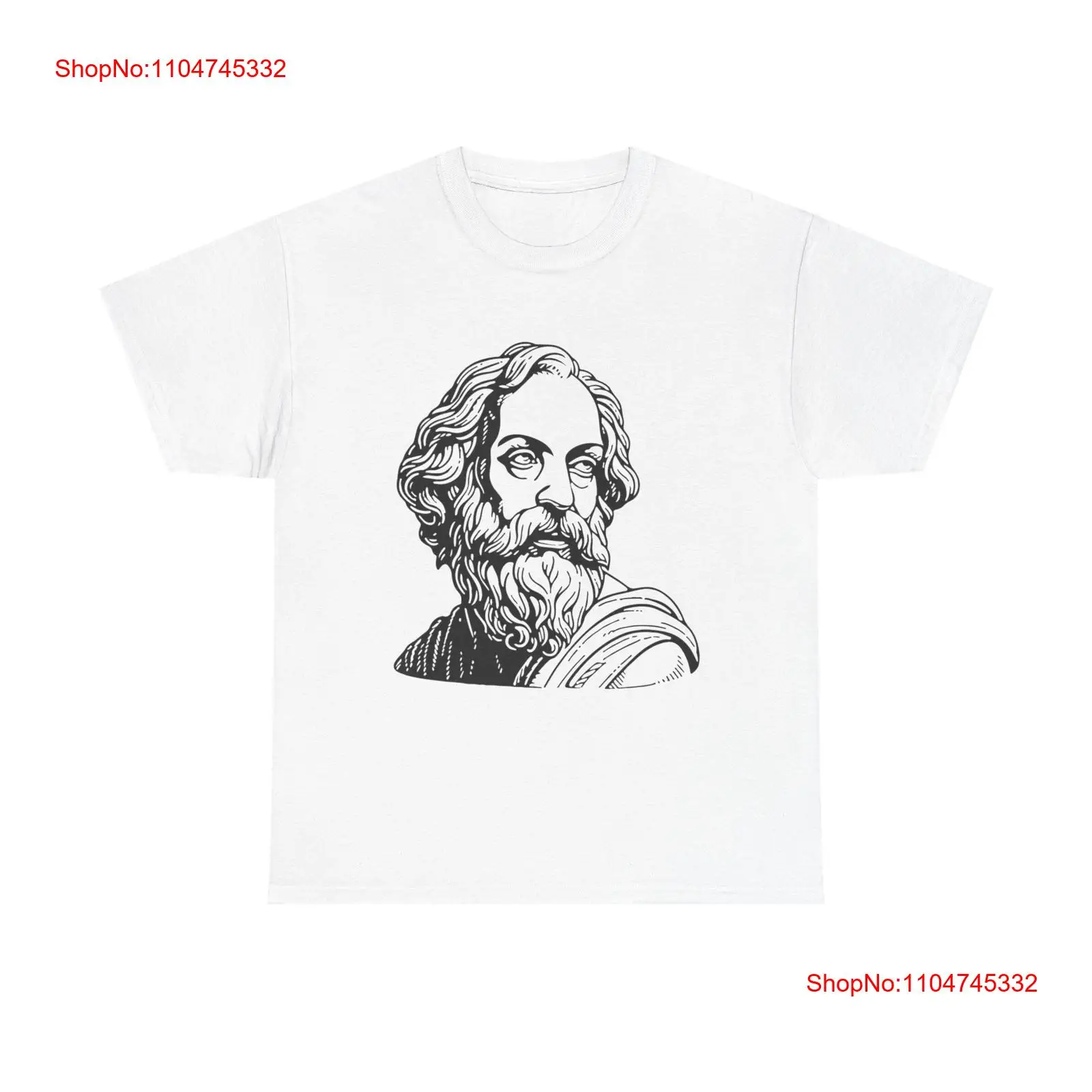 Vintage Fashion History - Xenophanes Portrait T Shirt history ancient