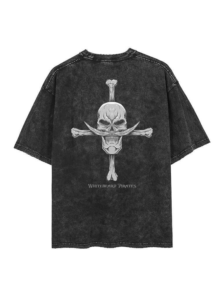 Vintage Fashion Japan - One Piece Vintage Whitebeard Pirates Graphic