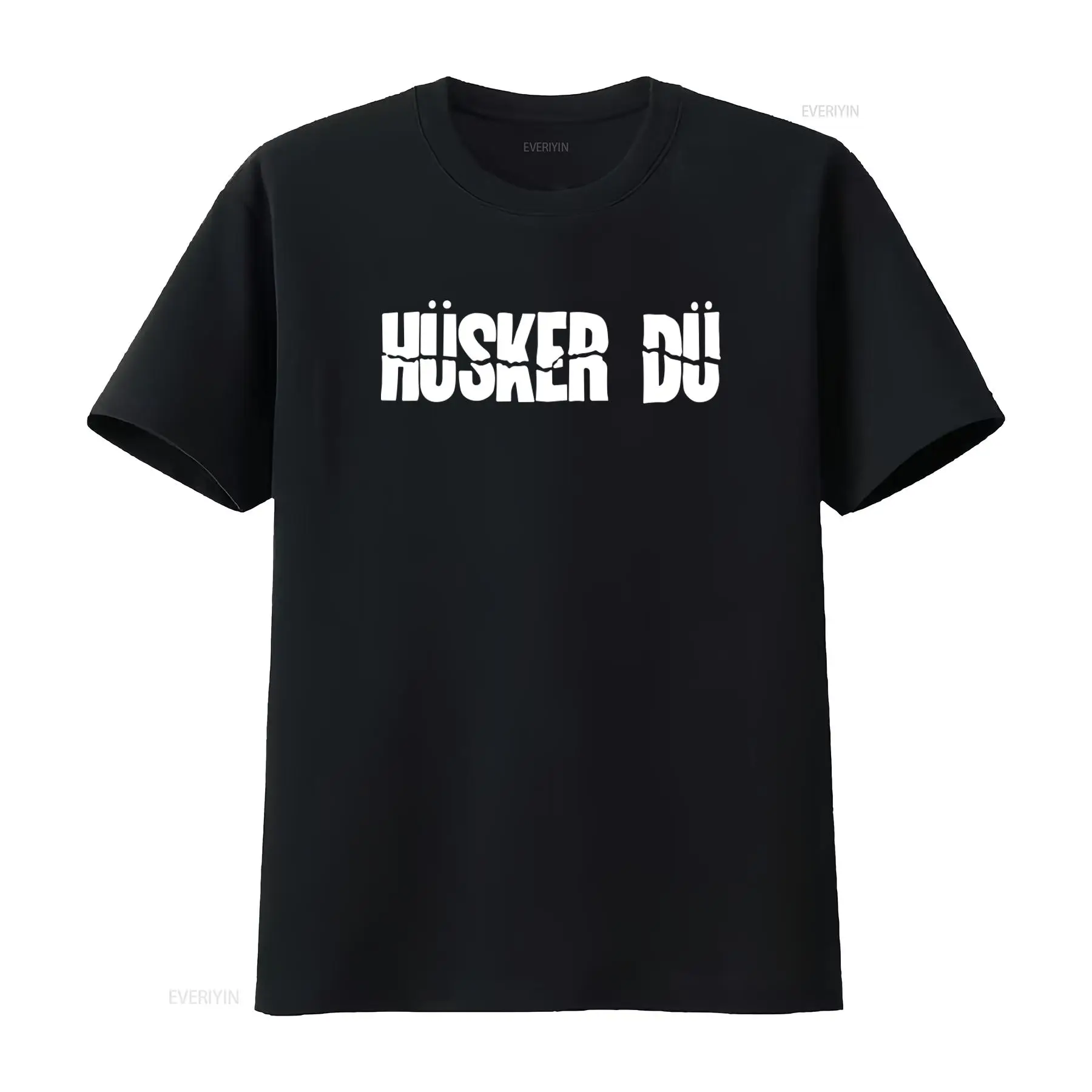 Vintage Fashion Jersey - Husker Du Rock Band Print T