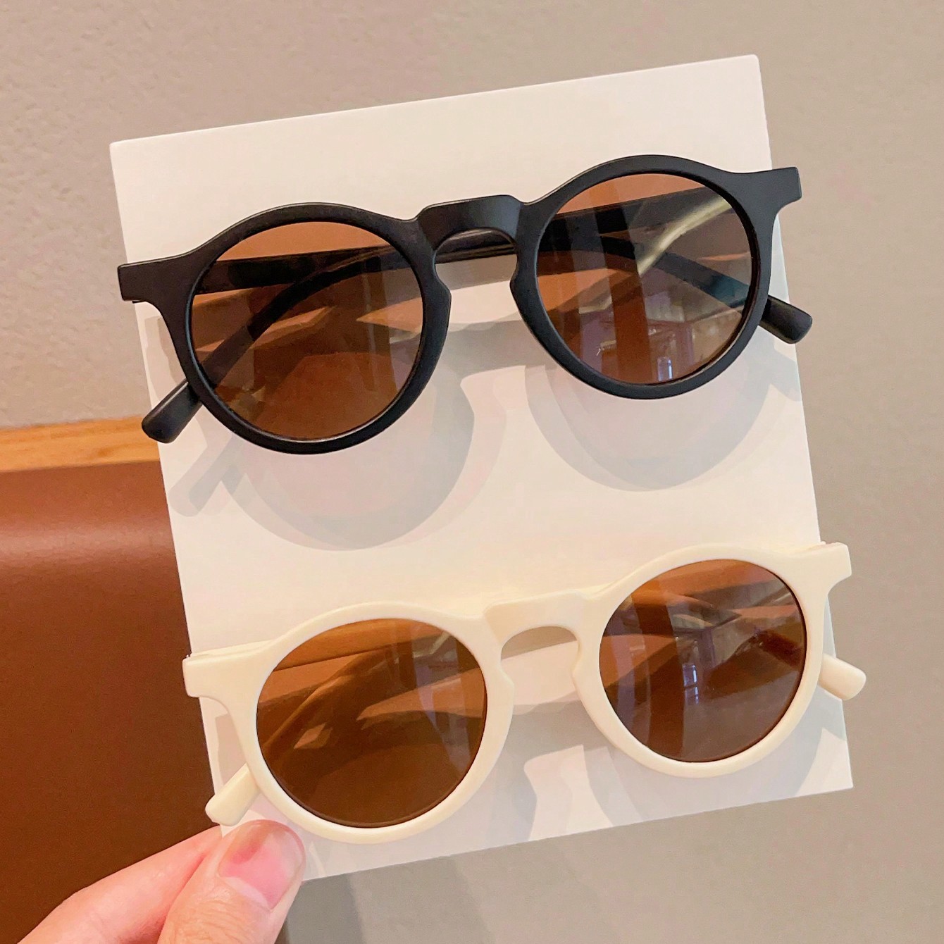 Vintage Fashion Glasses - 2Pcs Cute Newest Vintage Irregular Round