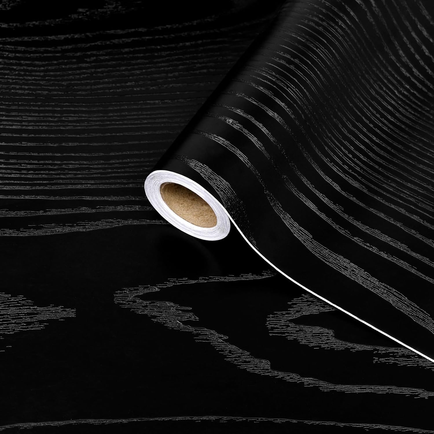 Black wood grain thickening wa – Vintage Fashion Wallpaper Bewertung und Preis