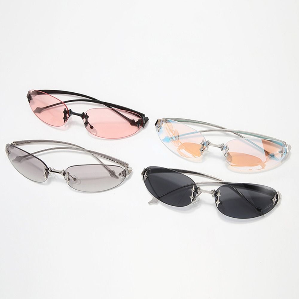 Y2K Style Frameless Sunglasses – Vintage Fashion Trends Bewertung und Preis