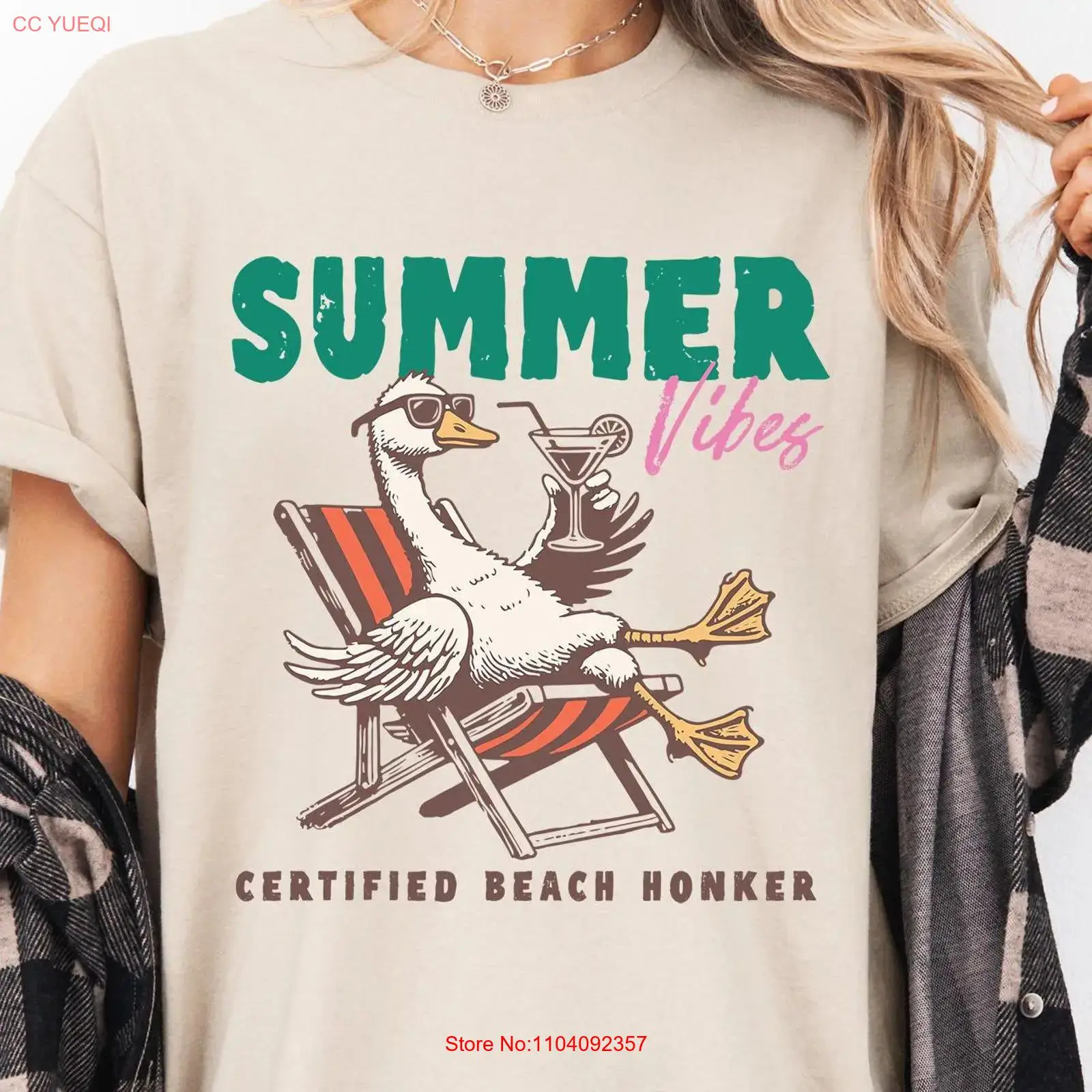Summer Goose T Shirt Vibes Sun – Vintage Vibes Fashion Bewertung und Preis