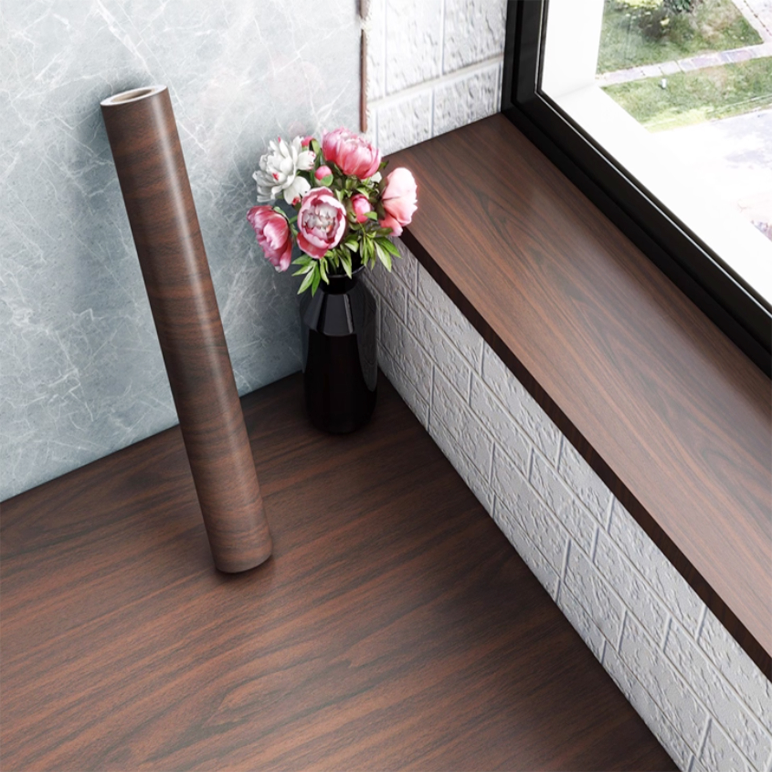 40CM Roll Material Wood Grain  – Vintage Fashion Wallpaper Bewertung und Preis
