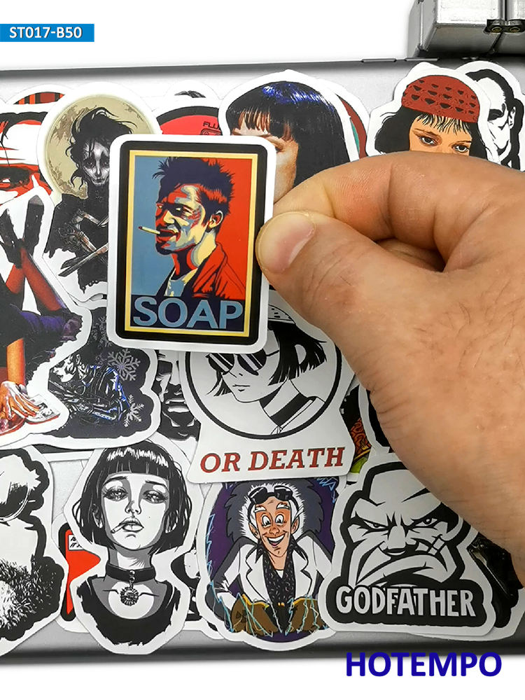 50PCS Classic Movie Stickers R – Vintage Fashion Magazine Bewertung und Preis