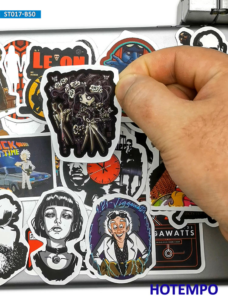 50PCS Classic Movie Stickers R – Vintage Fashion Magazine Bewertung und Preis