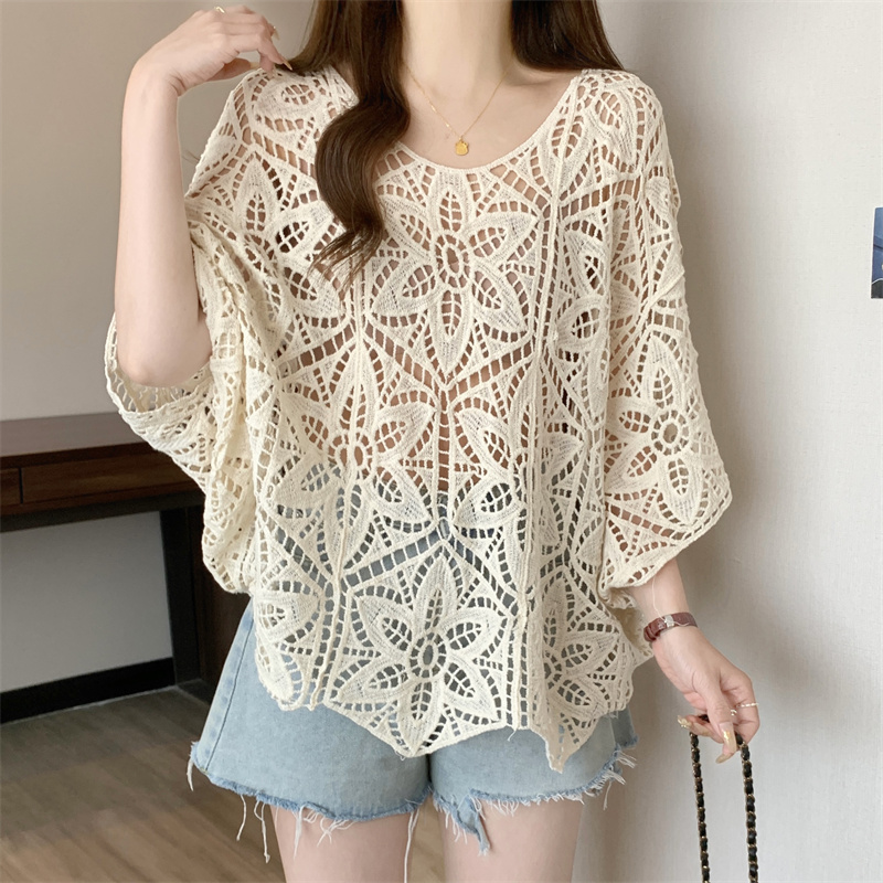 Crochet Lace Top Women Sheer O – Crochet Top Boho Bewertung und Preis