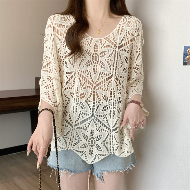 Crochet Lace Top Women Sheer O – Crochet Top Boho Bewertung und Preis