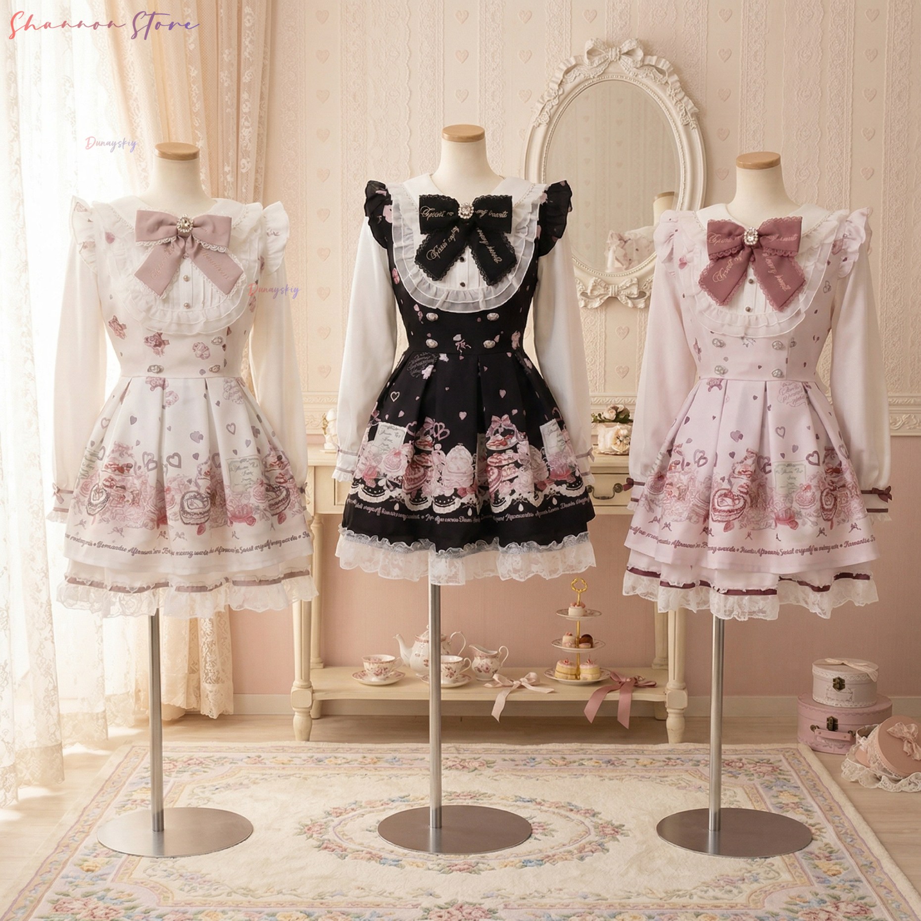 Japanese Lolita Dress Women Bo – Vintage Y2K Bewertung und Preis