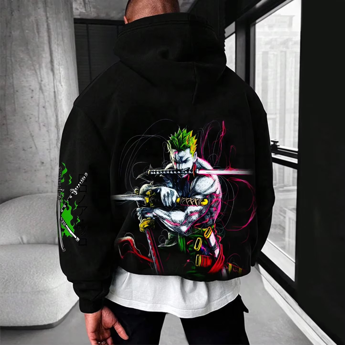 Anime One Piece Zoro Vintage O – Vintage Fashion Japan Bewertung und Preis