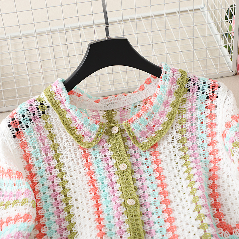 Button Up Crochet Shirt for Wo – Crochet Top Boho Bewertung und Preis