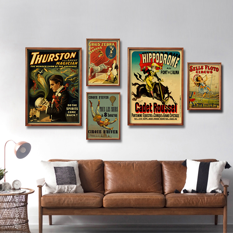 Retro Circus Posters Acrobat M – Vintage Fashion Wallpaper Bewertung und Preis