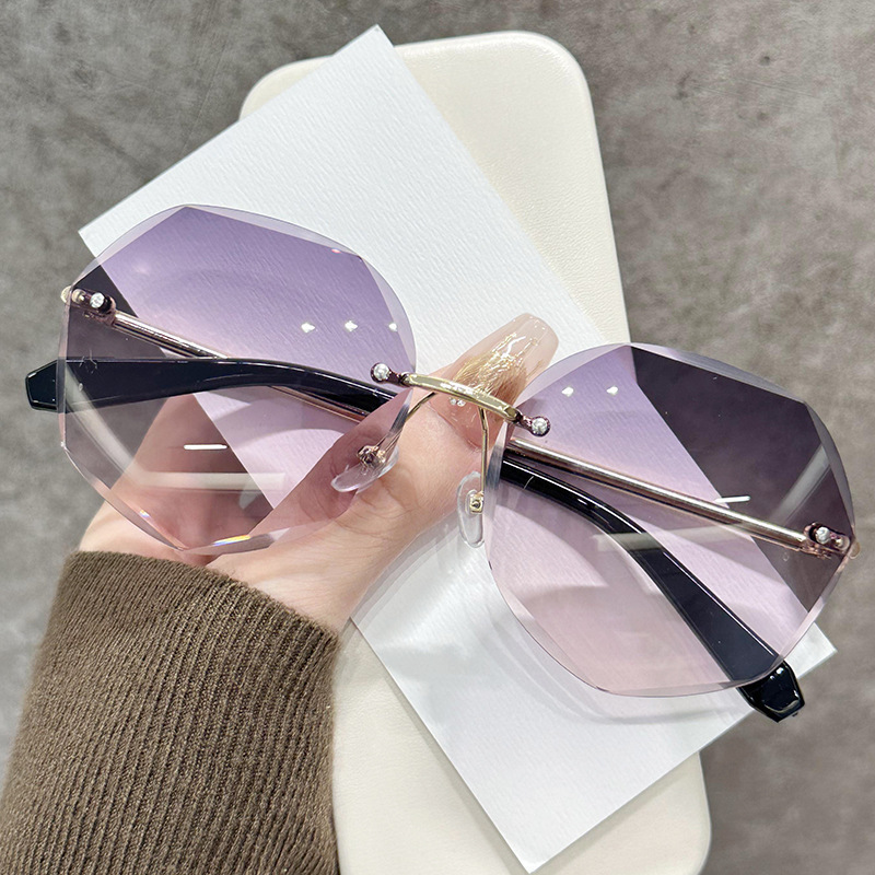 Vintage Oversized Irregular Ri – Vintage Fashion Glasses Bewertung und Preis