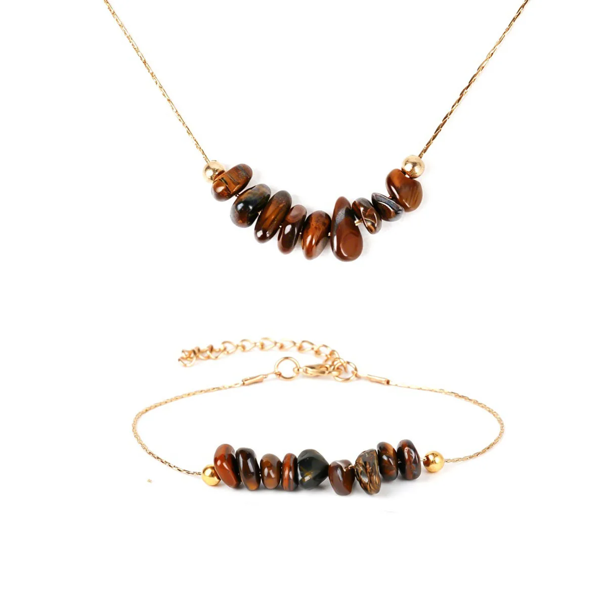 2pcs Women's Tiger's Eye Prote – Vintage Vibes Fashion Bewertung und Preis