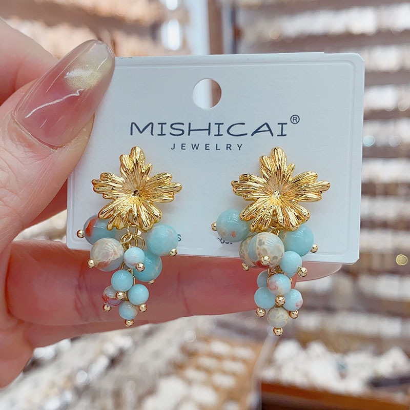 Turquoise Grape Cluster Stud E – Vintage Fashion Influencers Bewertung und Preis