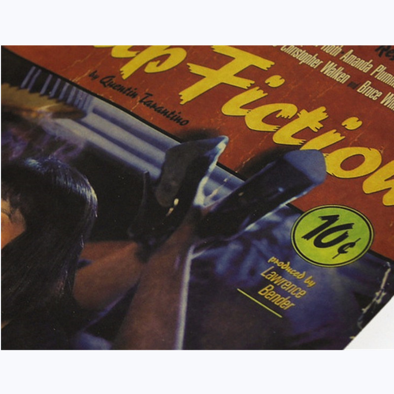 Pulp Fiction Vintage Poster Re – Vintage Fashion Wallpaper Bewertung und Preis