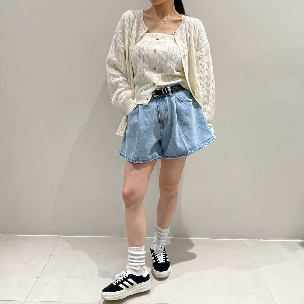 High Waist Denim Shorts Minima – Vintage Fashion Influencers Bewertung und Preis