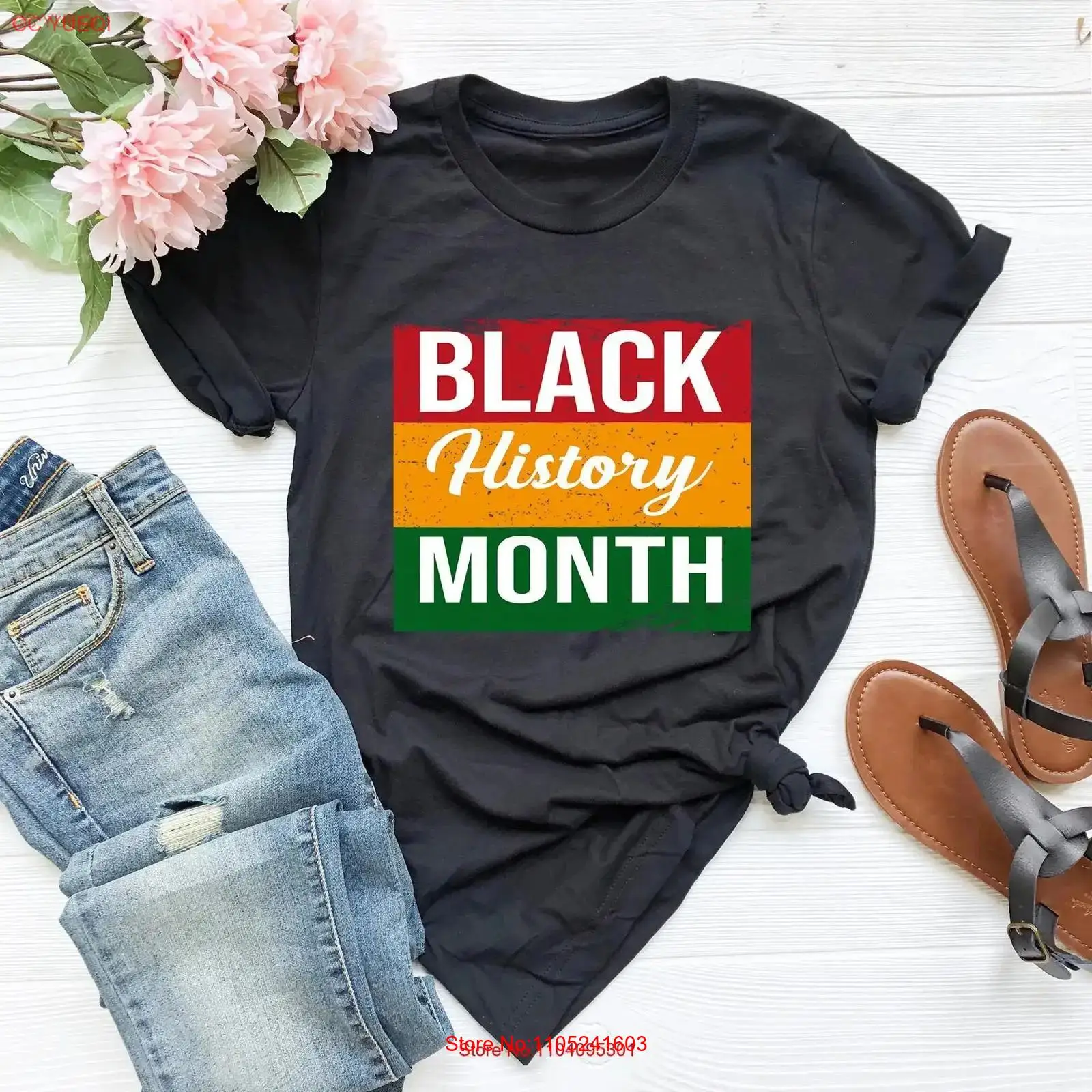Black History Month T Shirt Li – Vintage Fashion History Bewertung und Preis