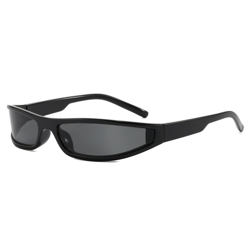 Y2K Narrow Rectangle Wrap Arou – Vintage Fashion Glasses Bewertung und Preis