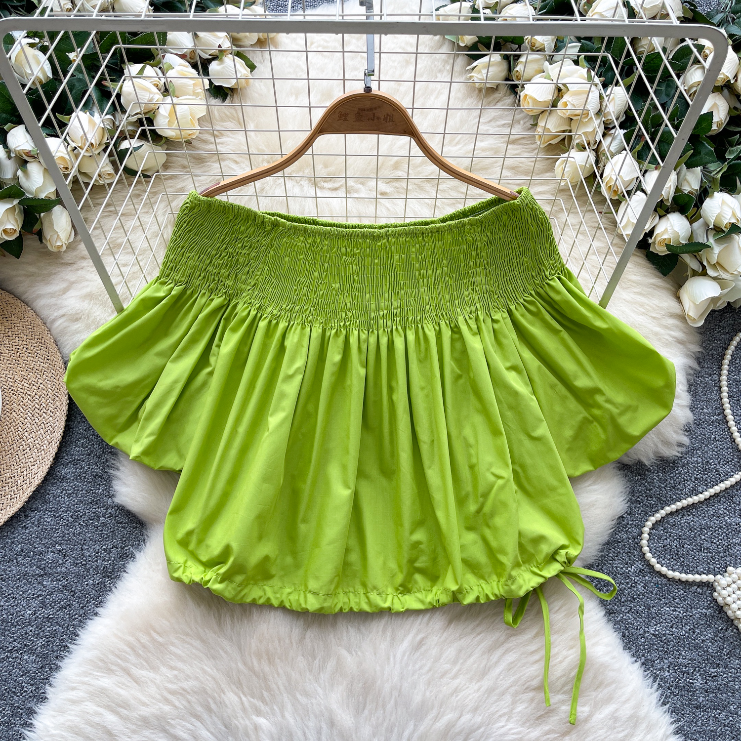 Chic vintage Draw String loose – Vintage Fashion Drawings Bewertung und Preis