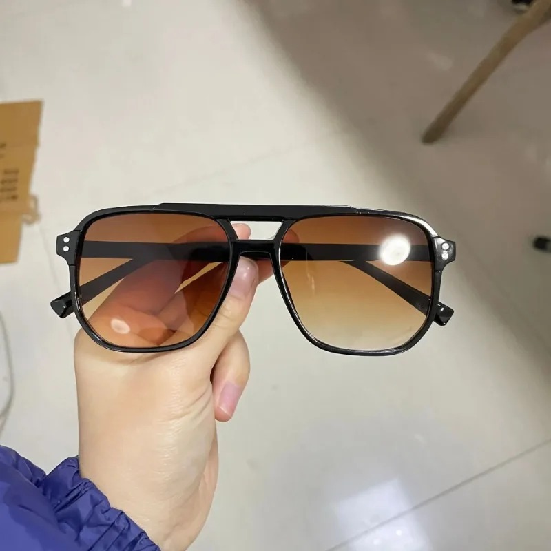 Vintage Men Women Double Bridg – Vintage Fashion Glasses Bewertung und Preis
