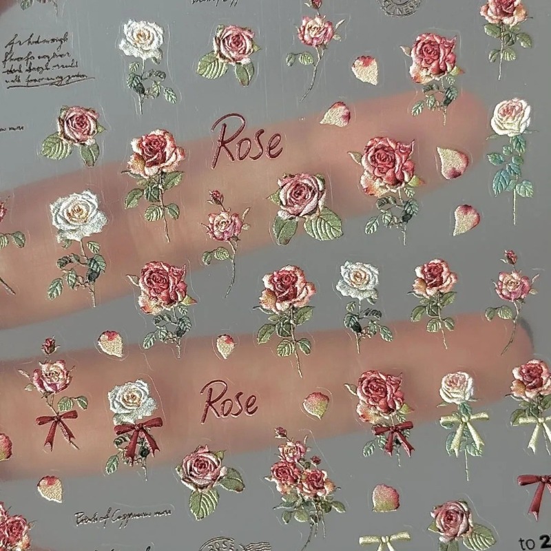 5Pcs Ins Retro Rose Sticker Hi – Vintage Fashion Magazine Bewertung und Preis