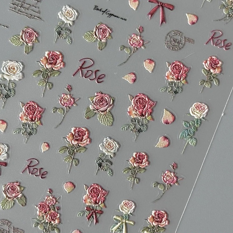 5Pcs Ins Retro Rose Sticker Hi – Vintage Fashion Magazine Bewertung und Preis
