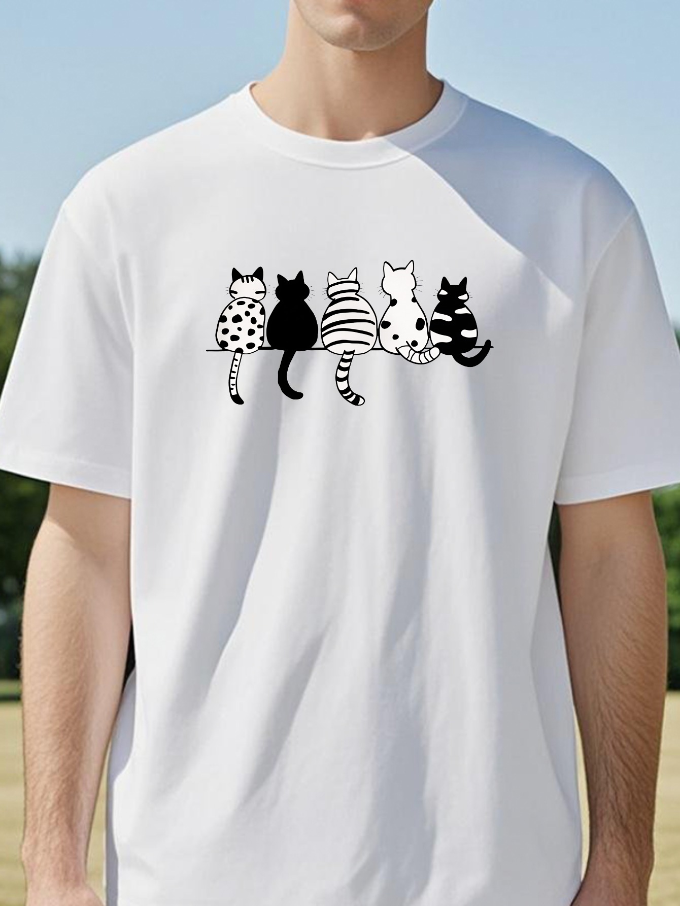 Cat Gang Drawing T-Shirt Women – Vintage Fashion Drawings Bewertung und Preis