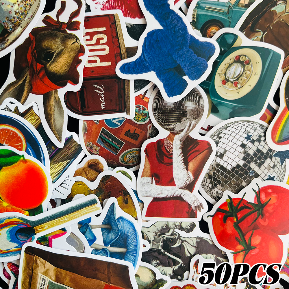 50PCS Vintage Y2K Stickers Fas – Vintage Fashion Magazine Bewertung und Preis