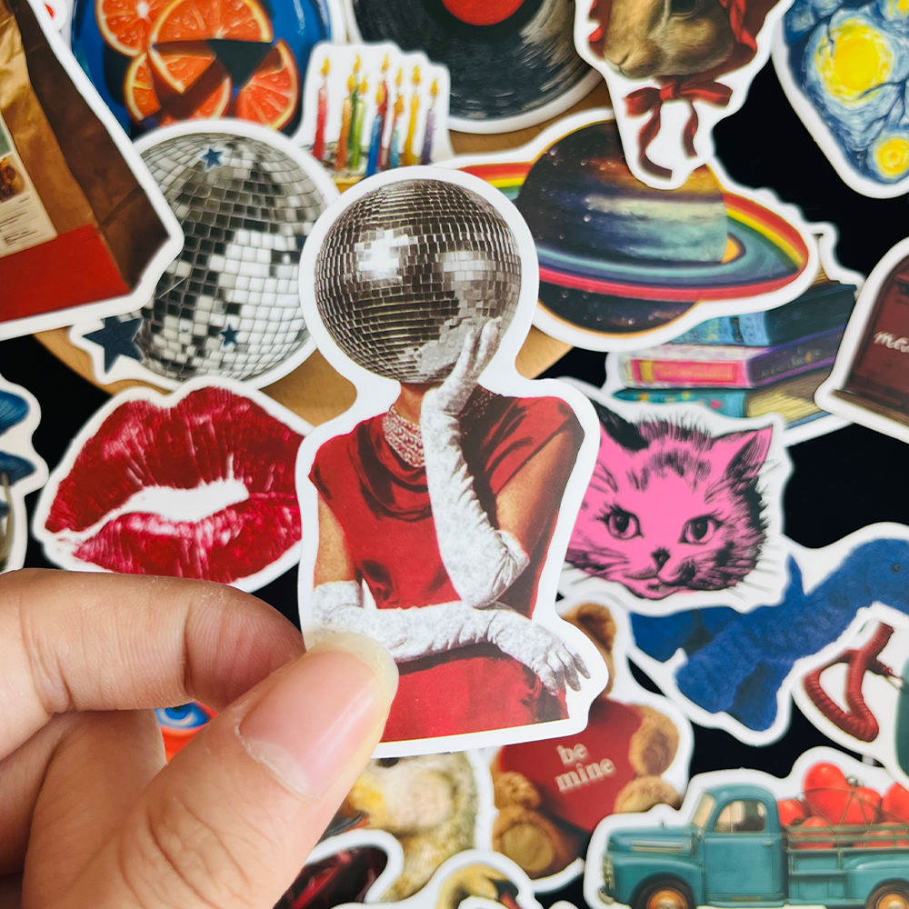 50PCS Vintage Y2K Stickers Fas – Vintage Fashion Magazine Bewertung und Preis