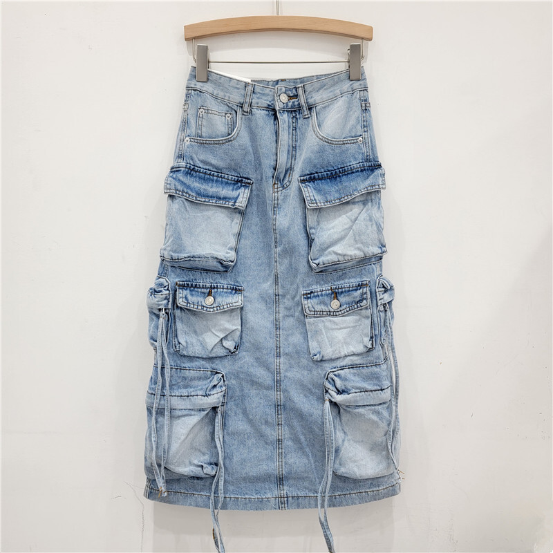 Women's Denim Workwear Skirt H – Vintage Fashion Influencers Bewertung und Preis