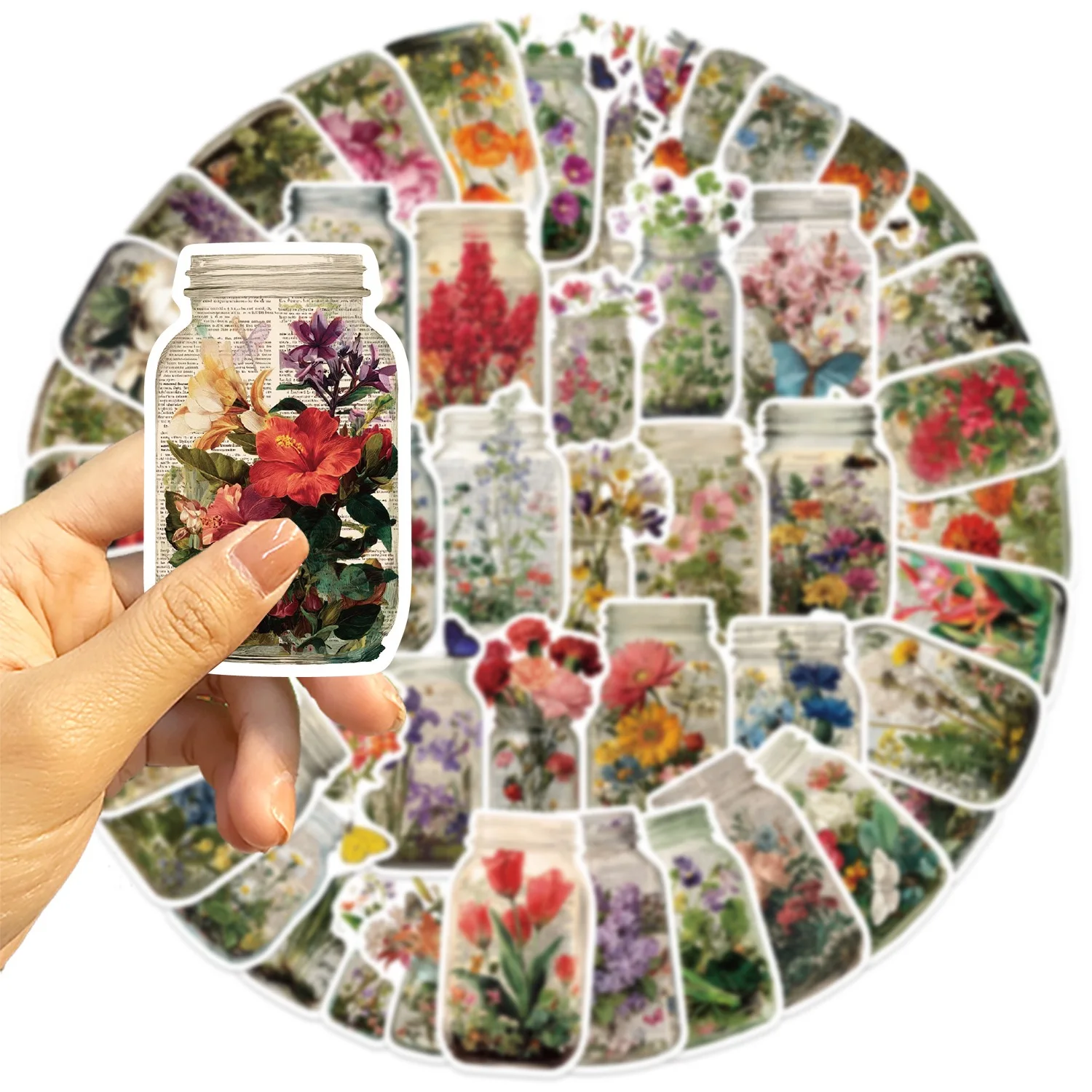 50pcs Vintage Bottle Flower St – Vintage Fashion Magazine Bewertung und Preis