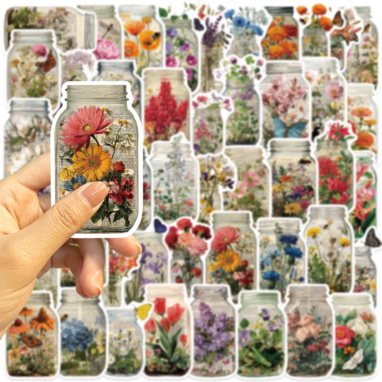 50pcs Vintage Bottle Flower St – Vintage Fashion Magazine Bewertung und Preis