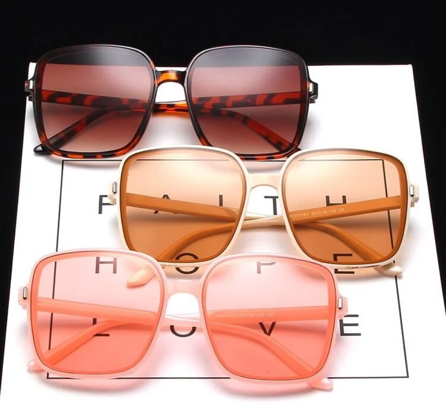 Vintage Oversized Square Sungl – Vintage Fashion Glasses Bewertung und Preis