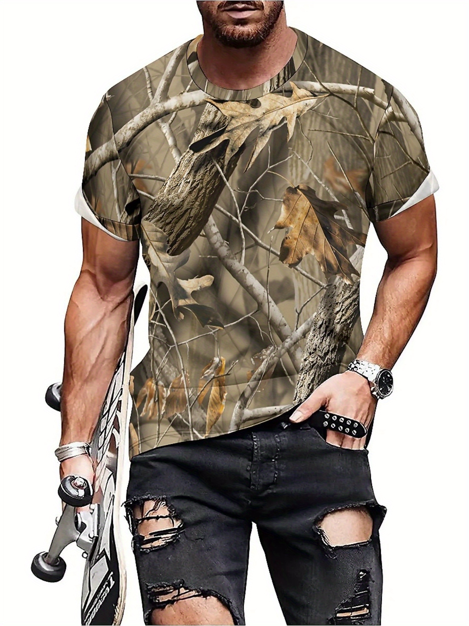 Vintage Camo Leaf Print Y2K Me – Vintage Y2K Bewertung und Preis