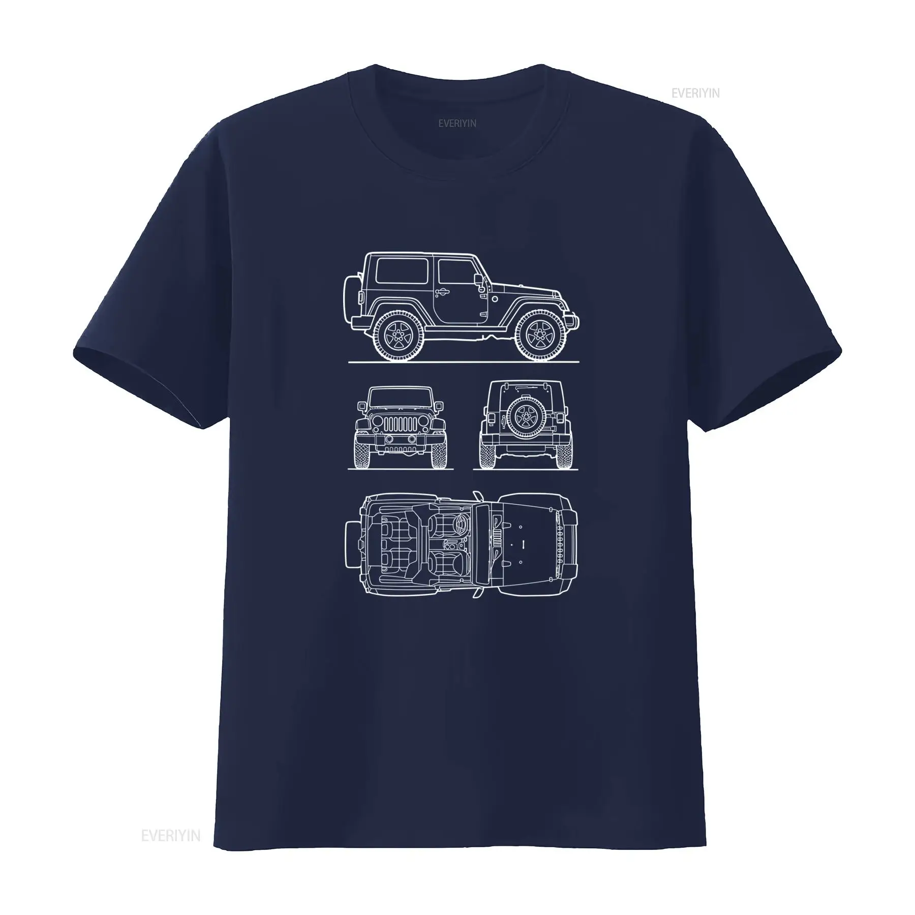 Off Road SUV Rubicon Men's T S – Vintage Fashion Drawings Bewertung und Preis