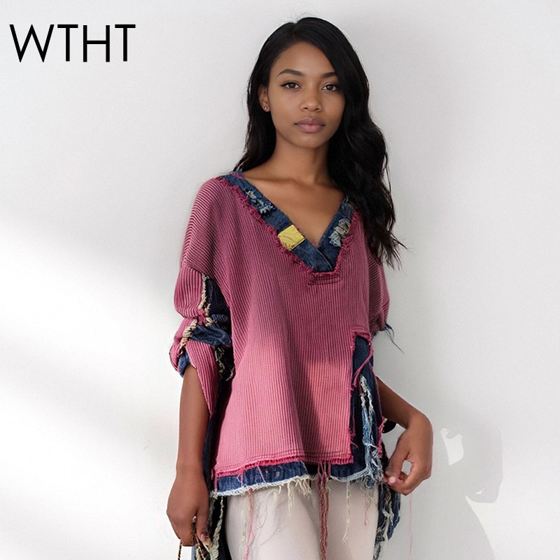 WTHT Fashion Women's Spliced D – Vintage Fashion Influencers Bewertung und Preis