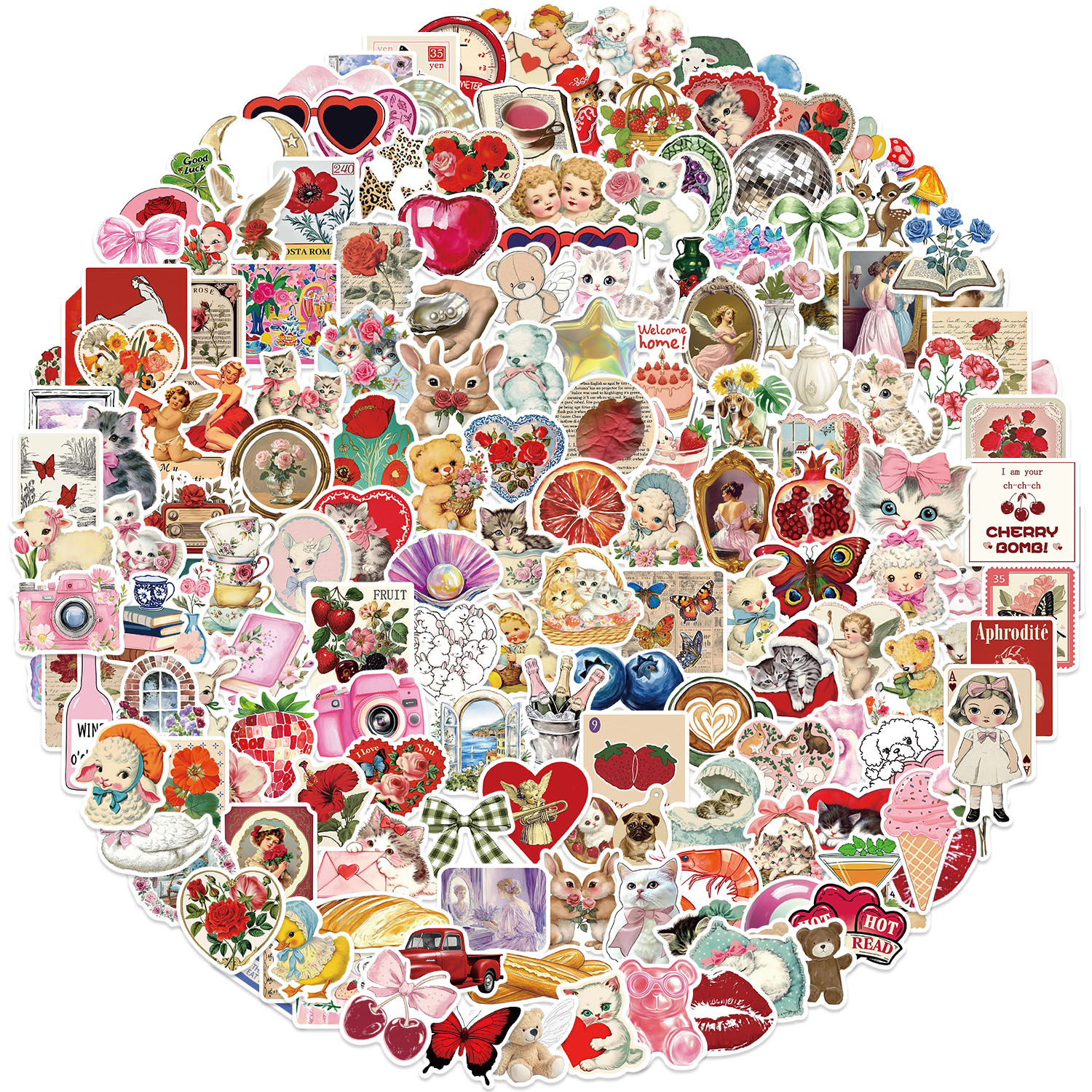 200Pcs Aesthetic Pinterest Sti – Vintage Fashion Pinterest Bewertung und Preis