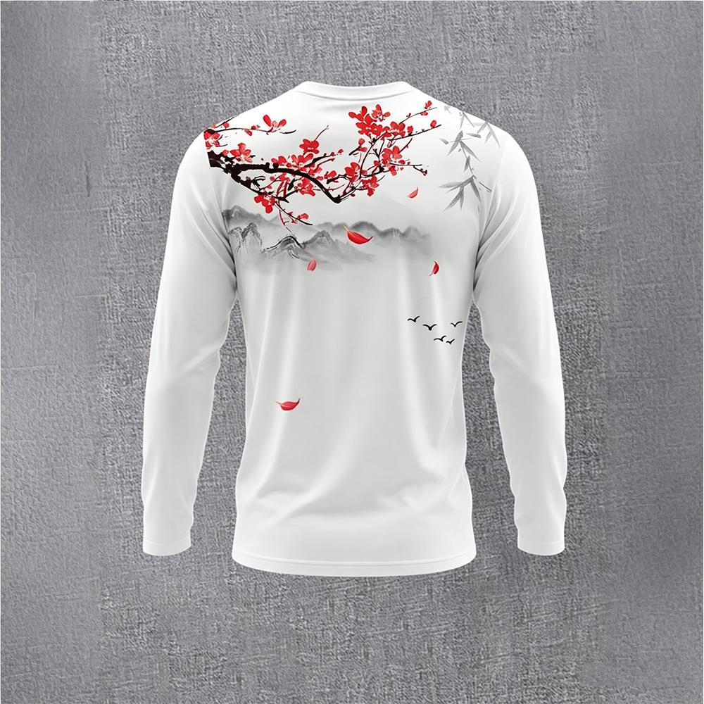 Chinese Style Ink Plum Blossom – Vintage Fashion Mens Bewertung und Preis