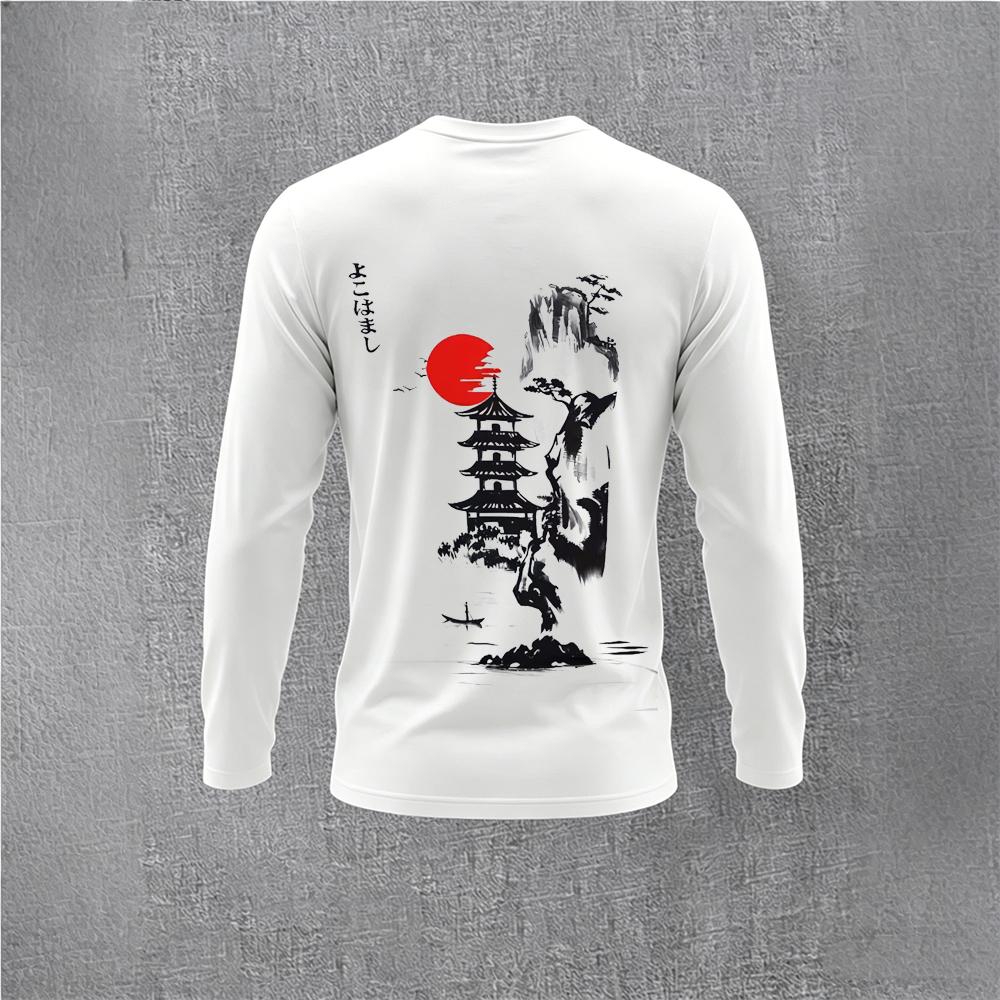 Chinese Style Ink Plum Blossom – Vintage Fashion Mens Bewertung und Preis