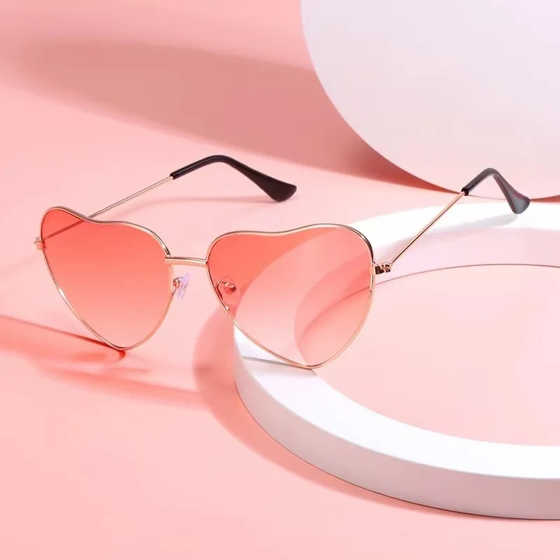 Fashion Heart Shaped Metal Sun – Vintage Fashion Glasses Bewertung und Preis