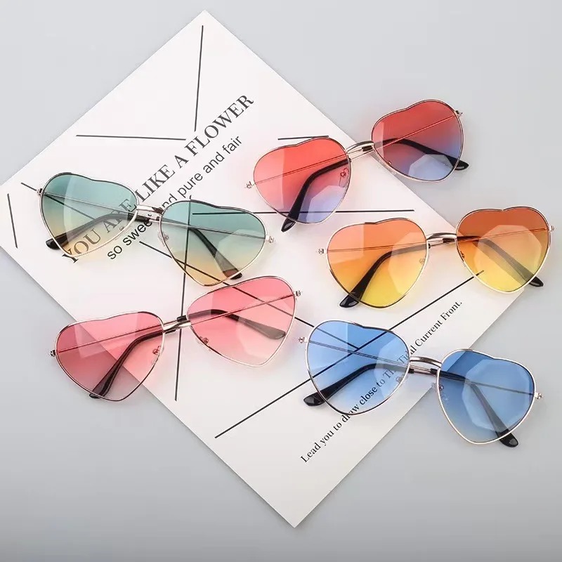 Fashion Heart Shaped Metal Sun – Vintage Fashion Glasses Bewertung und Preis