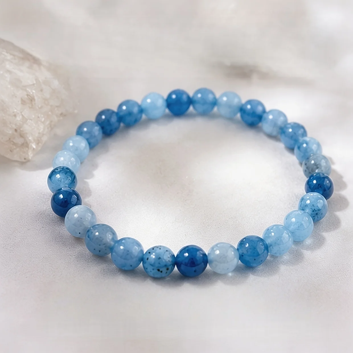 2pcs 8Mm Ocean Blue Aventurine – Vintage Vibes Fashion Bewertung und Preis