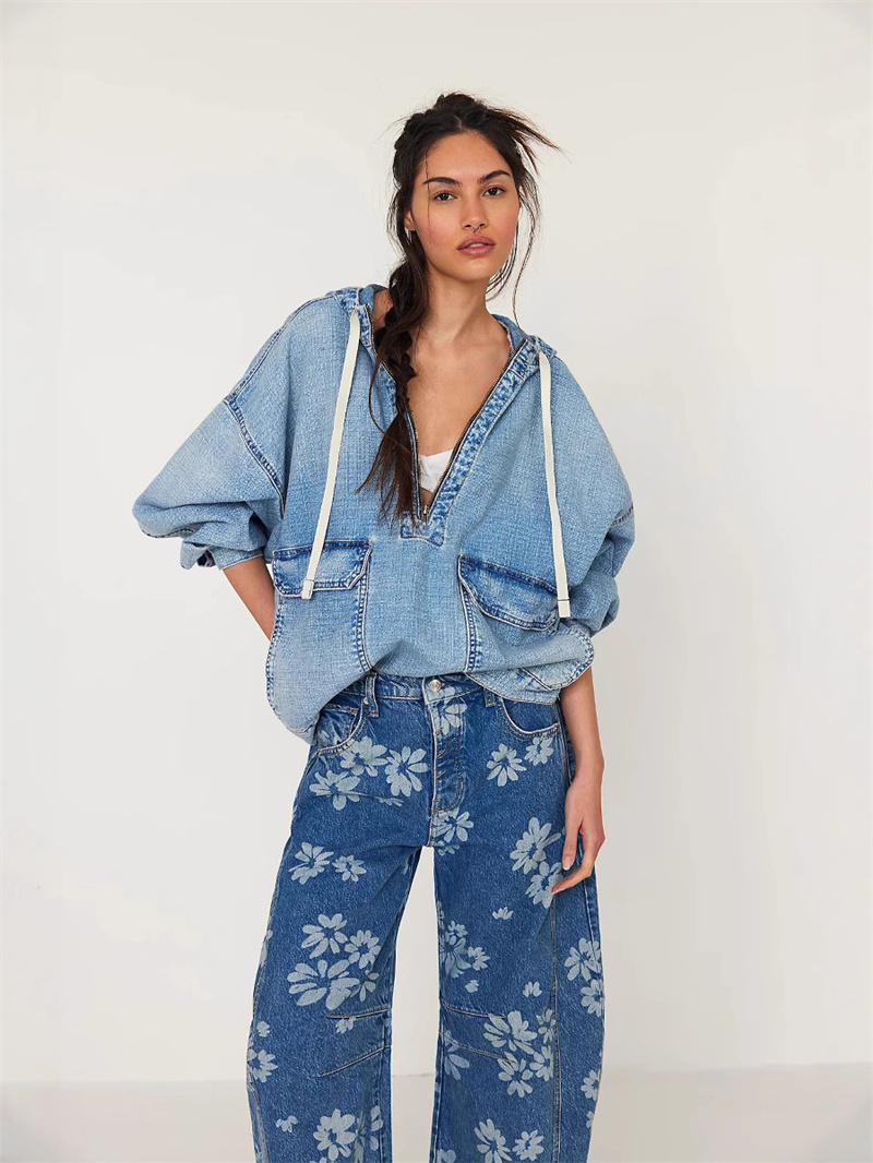 Fashion Casual Washed Denim Dr – Vintage Fashion Drawings Bewertung und Preis