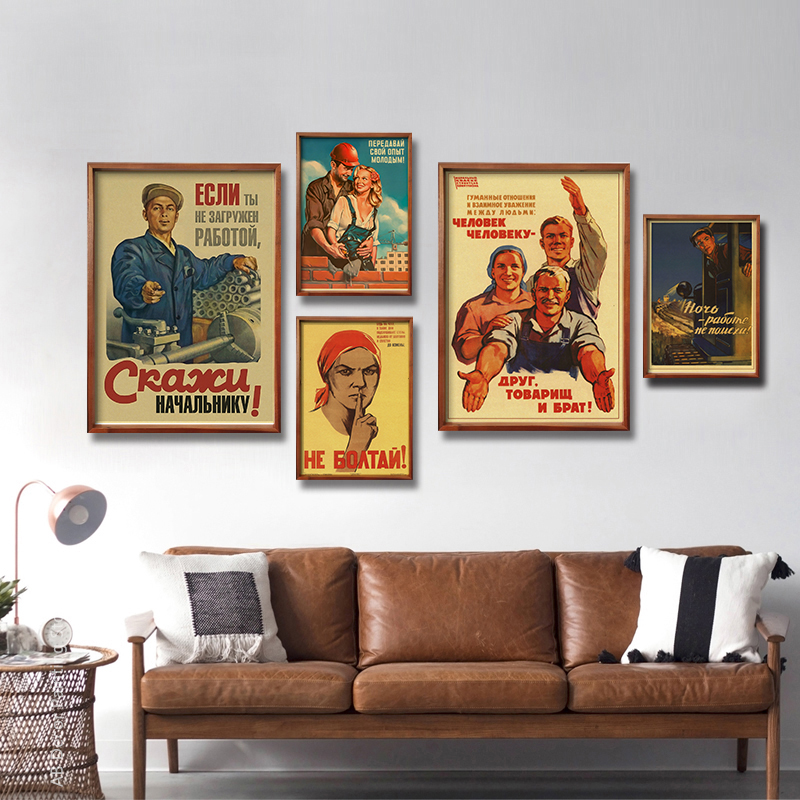 Vintage Stalin USSR CCCP Poste – Vintage Fashion Wallpaper Bewertung und Preis